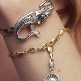 Venus Shell Charm - Silver