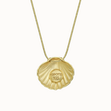 Venus Shell Chain Necklace - Gold