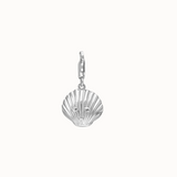 Venus Shell Charm - Silver