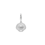 Venus Shell Charm - Silver