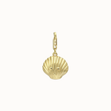 Venus Shell Charm - Gold