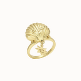 Venus Shell Ring - Gold