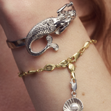 Venus the Mermaid Cuff - Silver