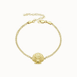 Wandering Shell Chain - Gold