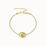 Wandering Shell Chain - Gold