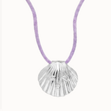 Venus Shell Charm Necklace - Silver