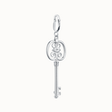 Key to Love Charm - Silver