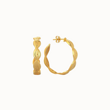 All Seeing Hoop - Gold