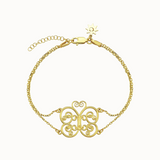 Butterfly Gate Bracelet - Gold