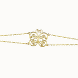 Butterfly Gate Bracelet - Gold