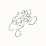 Butterfly Gate Cuff Bracelet - Silver