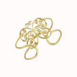 Butterfly Gate Cuff Bracelet - Gold