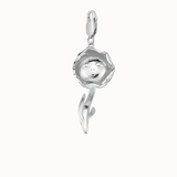 September Rose Charm - Gümüş