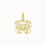 Butterfly Gate Charm - Gold