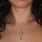 Key to Love Charm - Gold