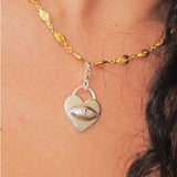 Love Lock Charm - Silver