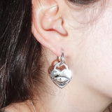 Love Lock Earring - Silver
