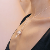 September Rose Charm - Gümüş