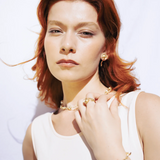 September Rose Earring - Gold
