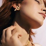 September Rose Earring - Gold
